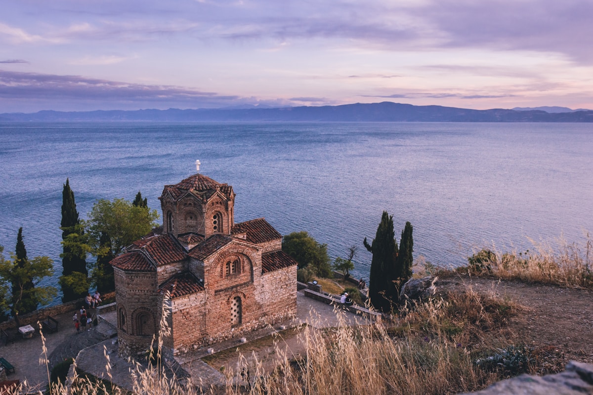 Church of St John at Kaneo on Lake Ohrid, North Macedonia
