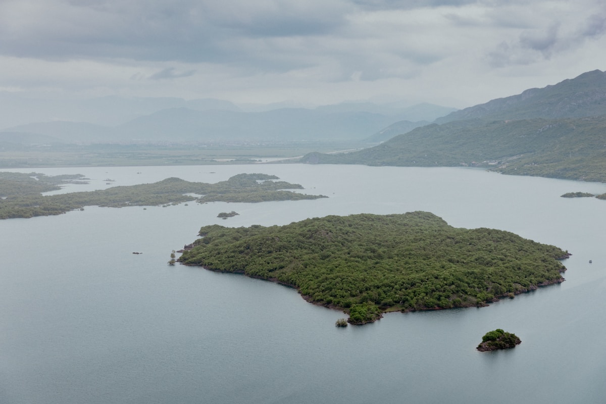 Islet in the Bay of Kotor near Perast, Montenegro